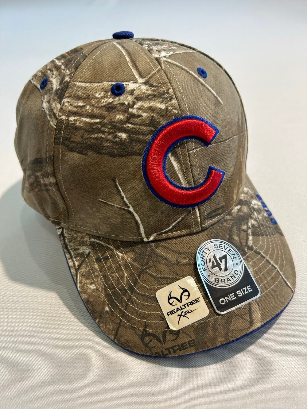 '47 Brand Chicago Cubs Realtree Camo Baseball Hat Cap OS